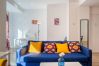 Ferienwohnung in Valencia - Spacious Clean & Colourful Apt Quiet Zone Ferienwohnung in Valencia - Spacious Clean & Colourful Apt Quiet Zone