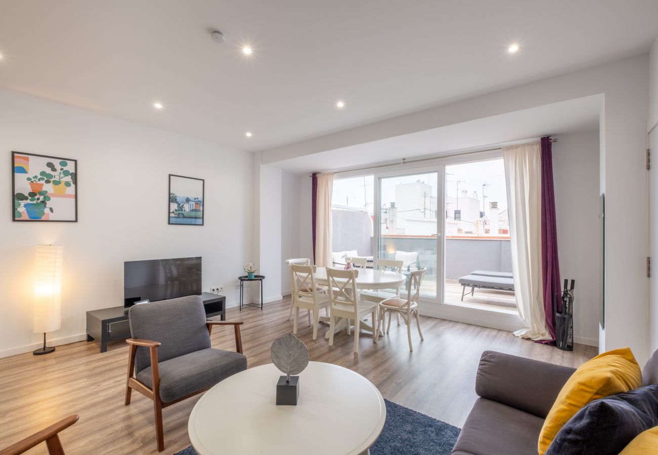 Apartamento en Valencia - ♥ Modern Penthouse with Private Terrace ♥